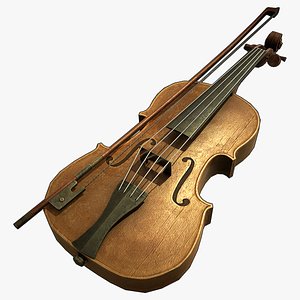 violin normal 3d model