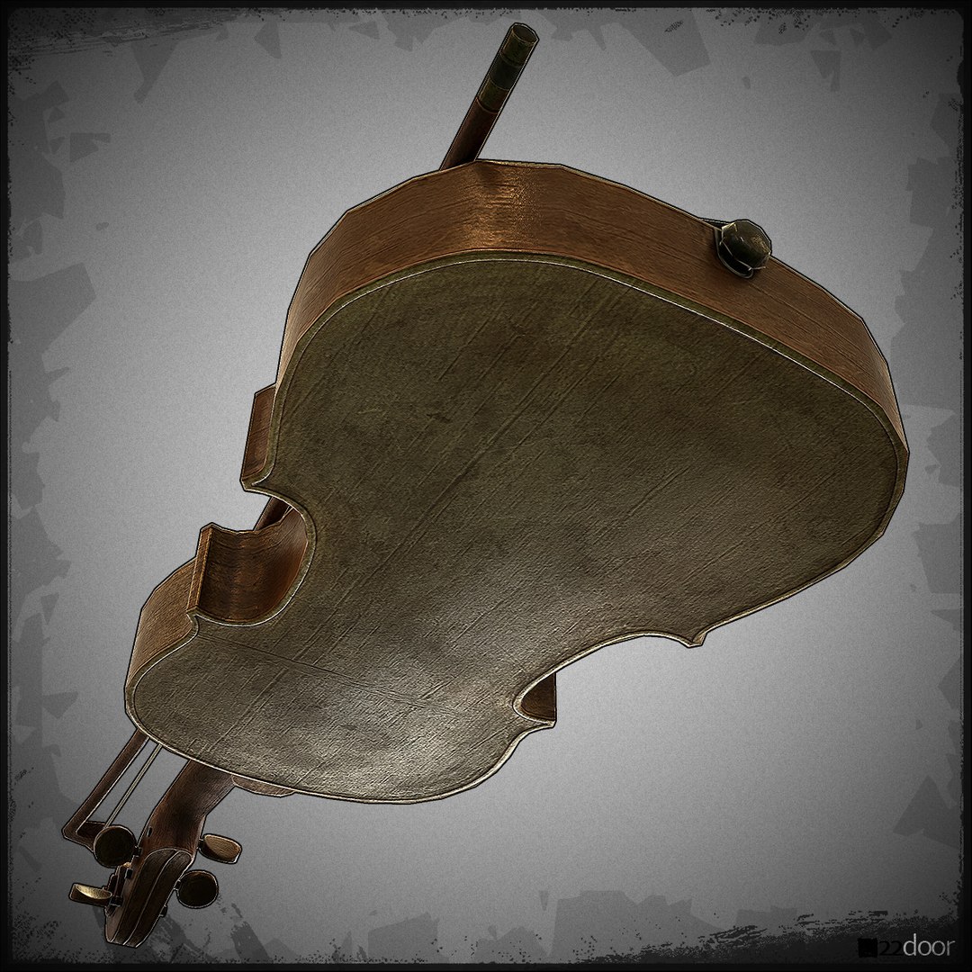 violin normal 3d model