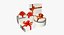 3D Santa Bag and Gift Boxes Collection V2 model