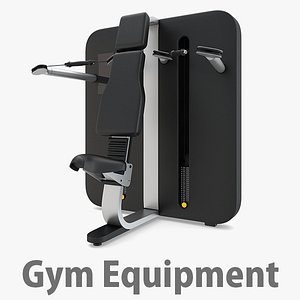 overhead press - 3D model