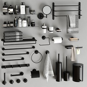 Bathroom accessories 05 3D