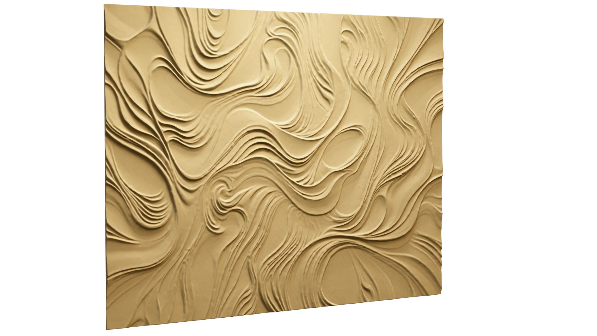 Modern Panel Wall Decor Set Relief Stl Mural CNC 186 3D Model ...