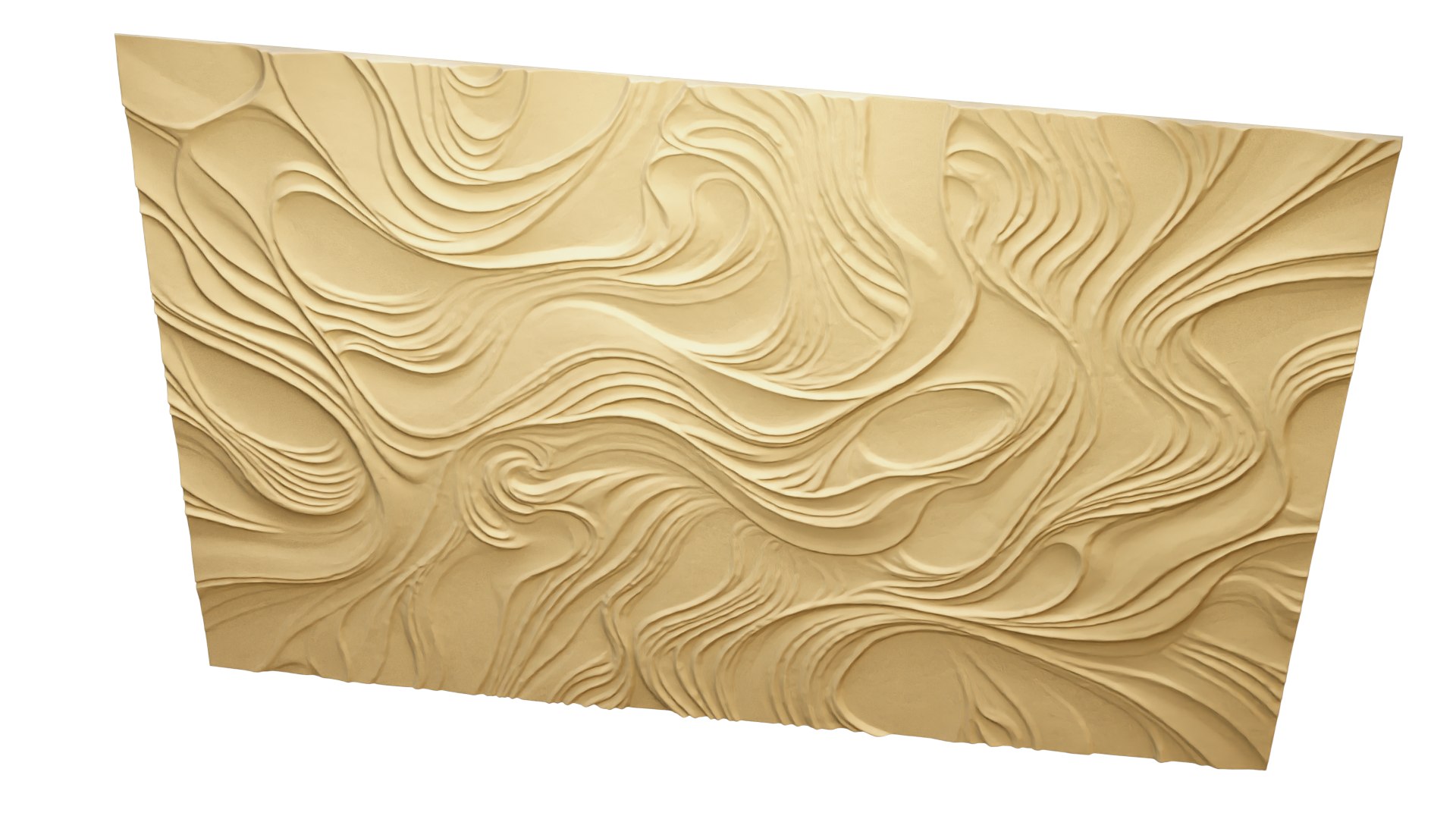 Modern Panel Wall Decor Set Relief Stl Mural CNC 186 3D Model ...