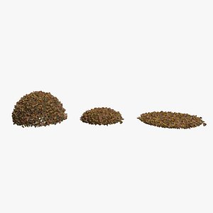 Linden Leaf Pile 3D model