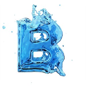 liquid letter b model
