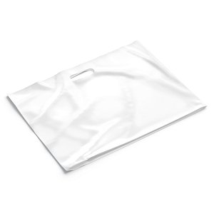Die-cut plastic bag wide 3D