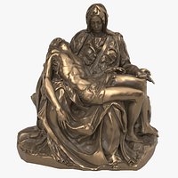 Bronze Pieta 3d Model