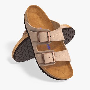 Man Soft Footbed Sandals Brown
