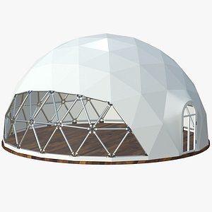 Geodesic Dome V4 3D model