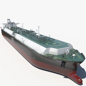 3D LNG Tanker model
