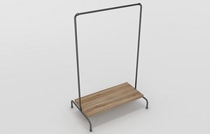 3D model store stand hanger