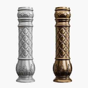 Ornamental Column - Classical Columns 3D model model