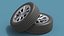2025 Honda CR-V Wheel Gray 3D model
