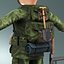 Cartoon Soldier Seconde Guerre mondiale Rigged