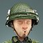 Cartoon Soldier Seconde Guerre mondiale Rigged