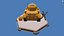 Réservoir de dessin animé Lowpoly modèle 3D