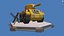 Réservoir de dessin animé Lowpoly modèle 3D