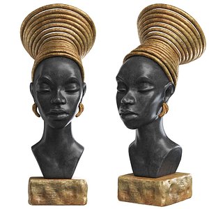 Bust of an African woman