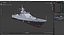 3D Russian Ship 22460 Okhotnik with Helicopter model