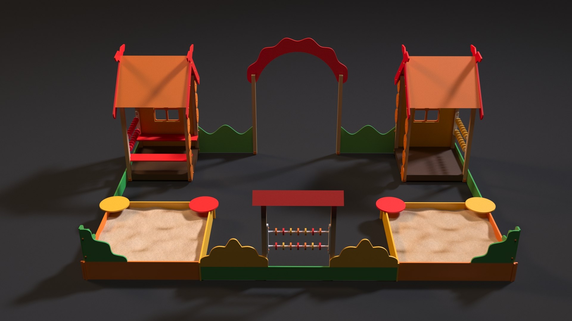 Playground Sand Patio Model - TurboSquid 1579563
