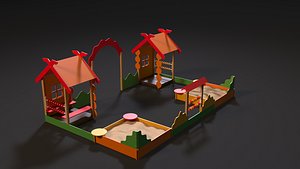 playground sand patio model