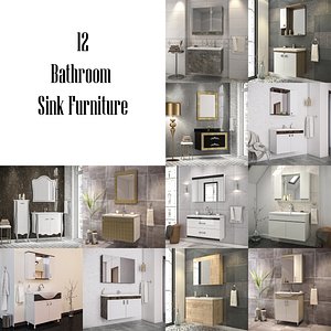 bathroom furniture - 3D
