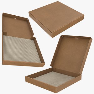 3D Pizza Box Large Collection