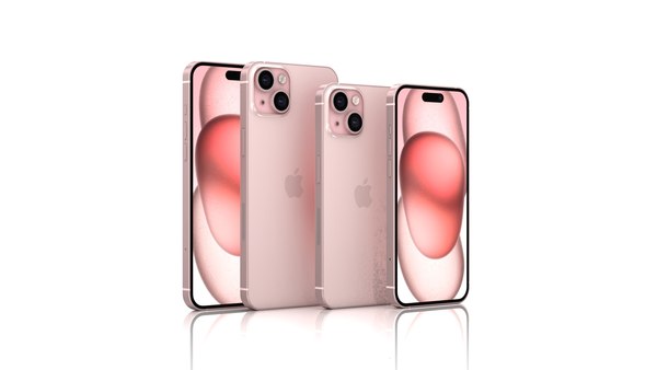 modelo 3d Apple iPhone 15 Rosa v - TurboSquid 2133725