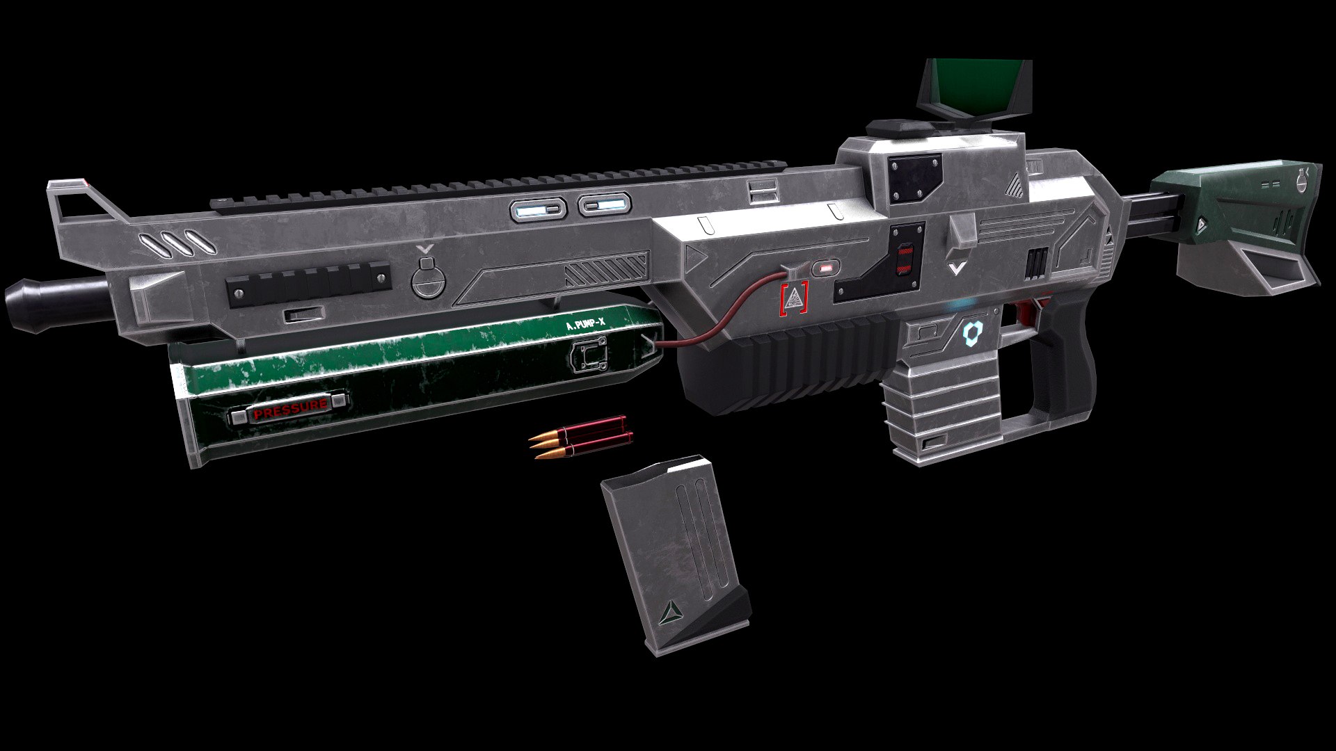 3D sci-fi rifle magazine bullets https://p.turbosquid.com/ts-thumb/H6/NrN3bc/qIV5LlCY/scifi_rifle_render_3/jpg/1590361324/1920x1080/fit_q87/846840eddbcebcbf59d21662a1349df3a899cfd7/scifi_rifle_render_3.jpg