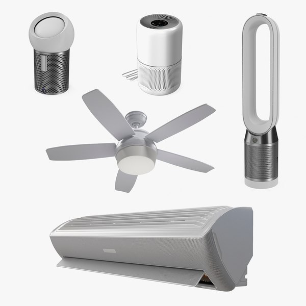 3D model Air Conditioning Equipment Collection 3