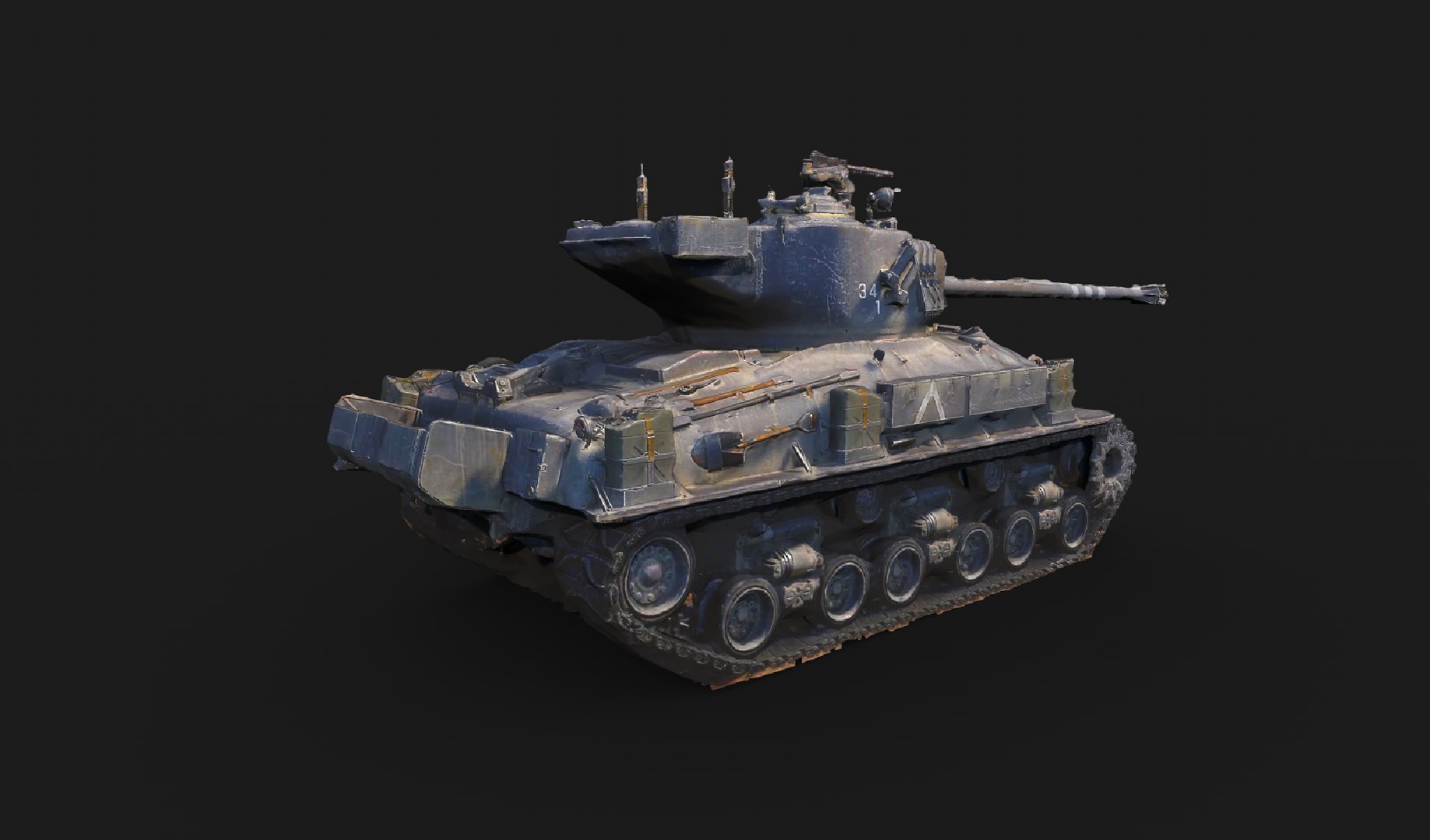 M51 Super Sherman 3D Model - TurboSquid 2267254