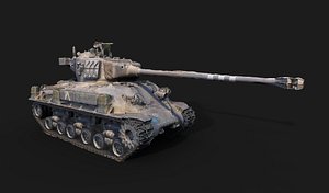 M51 Super Sherman 3D model