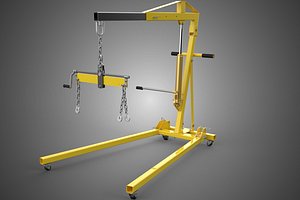 ENGINE CRANE HOIST LIFT FOLDING HYDRAULIC LEVELER BALANCER LOAD model