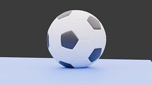 3D Realistic 3D Soccer Ball  Game  Animation Ready  High-Quality Low-Cost Model