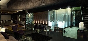 3d penthouse modern design