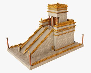 3D Ancient Syria Temple model