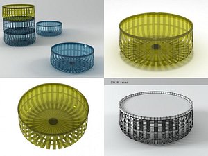 3D panier kartell