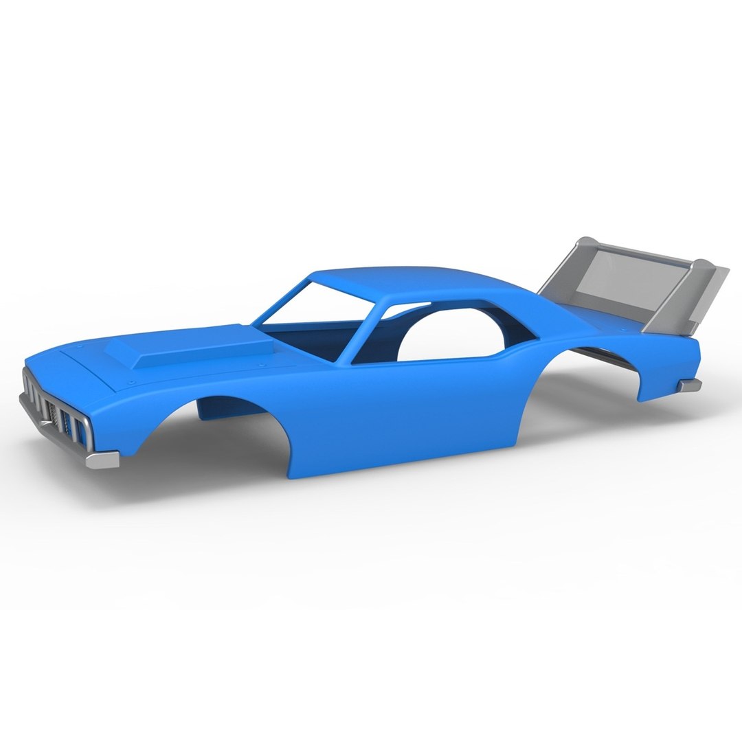 Shell Of Vintage Semi-Late Model Stock Car Scale 1 To 25 3D Model ...