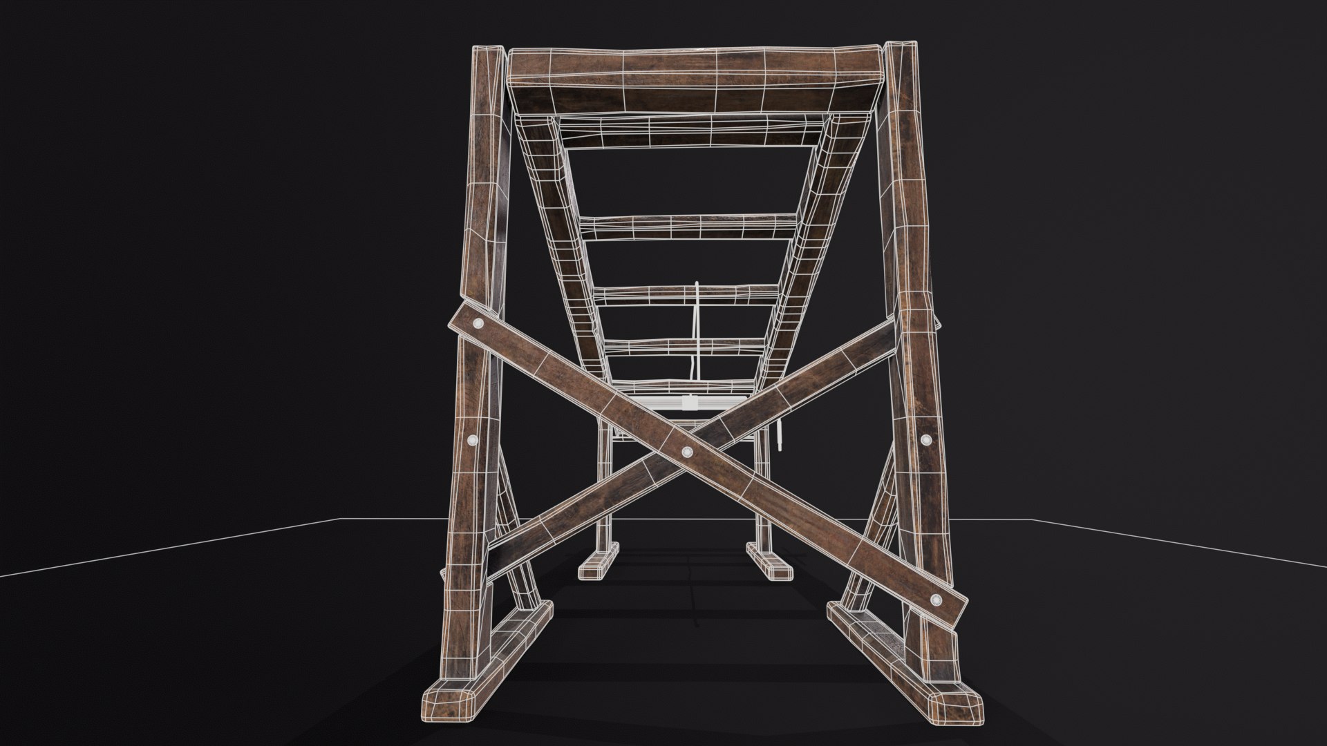 Medieval Rack Torture Device Model - TurboSquid 2150154