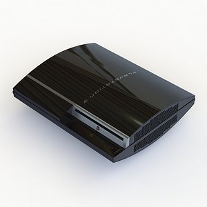 3D play station playstation model
