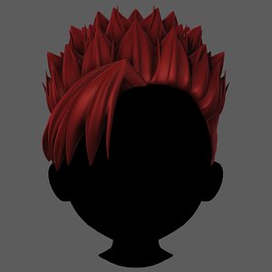3D Hair style for boy V84 3D model