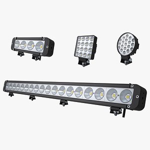 LED Light Bars Collection model