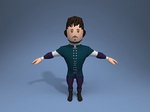 nobleman character ar 3D