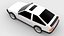 Toyota Sprinter Trueno AE86 - Low Poly Styled 3D Model