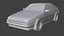 Toyota Sprinter Trueno AE86 - Low Poly Styled 3D Model