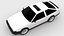 Toyota Sprinter Trueno AE86 - Low Poly Styled 3D Model