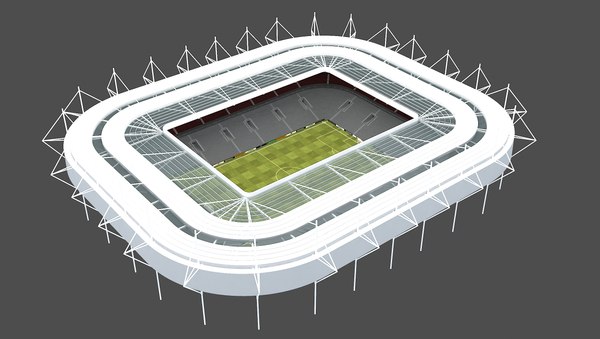football stadium 3D model