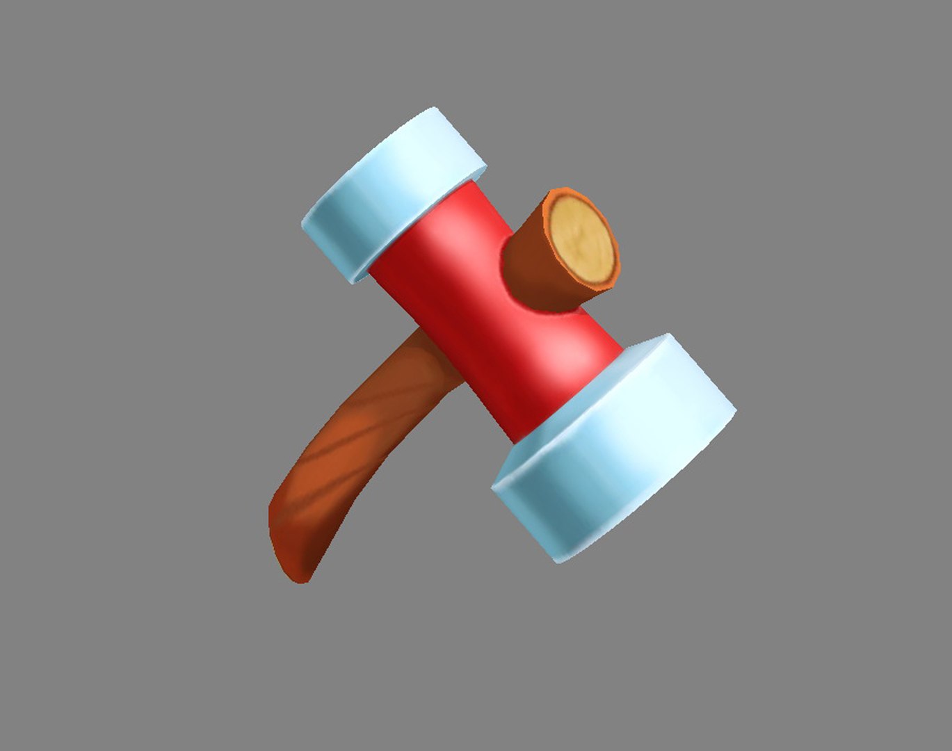 modèle 3D de Outil de dessin animé - marteau de fer - TurboSquid 1687896, image size:1369x1080