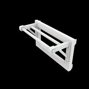 Closet Rod Doubler Space Saver 3D Printable Model model
