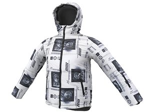 3D Winter Jacket model